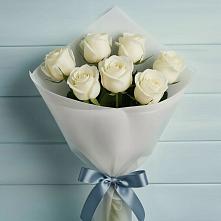 Букет 7 Белых роз Эдлесс Лав #REPLACE_PRED# Тухчаре
