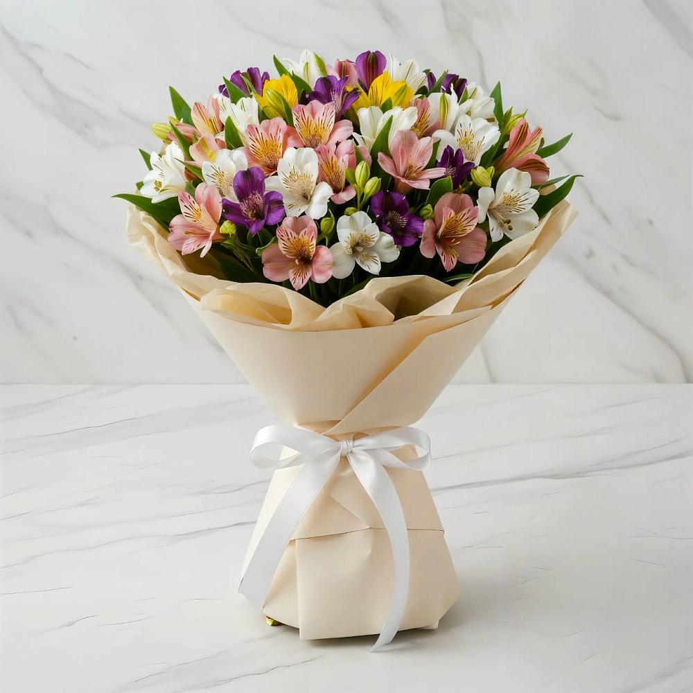 Букет цветов из: Альстромерии в Тухчаре