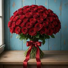 Букет Красные розы Блэк Меджик в Тухчаре