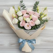 Букет цветов из:  Лизиантусы в Тухчаре