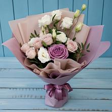Букет цветов из:  Розы и Лизиантусы в Тухчаре