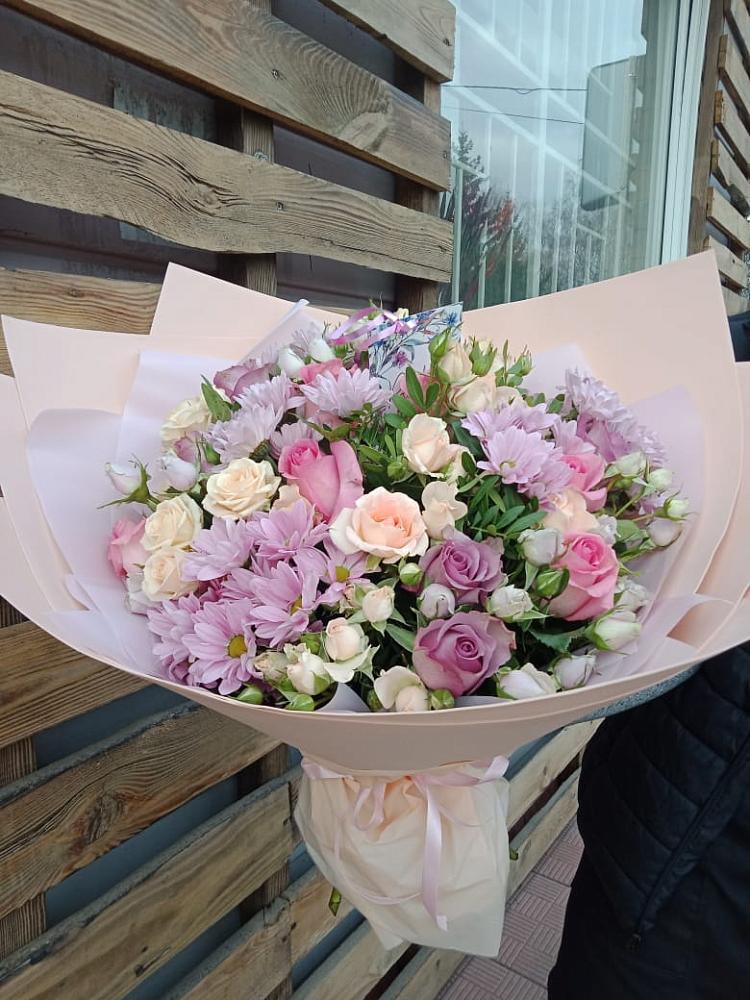 Букет цветов из: Розы и Хризантемы в Тухчаре