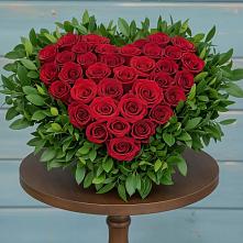 Цветочная композиция из Розы в виде сердца #REPLACE_PRED# Тухчаре