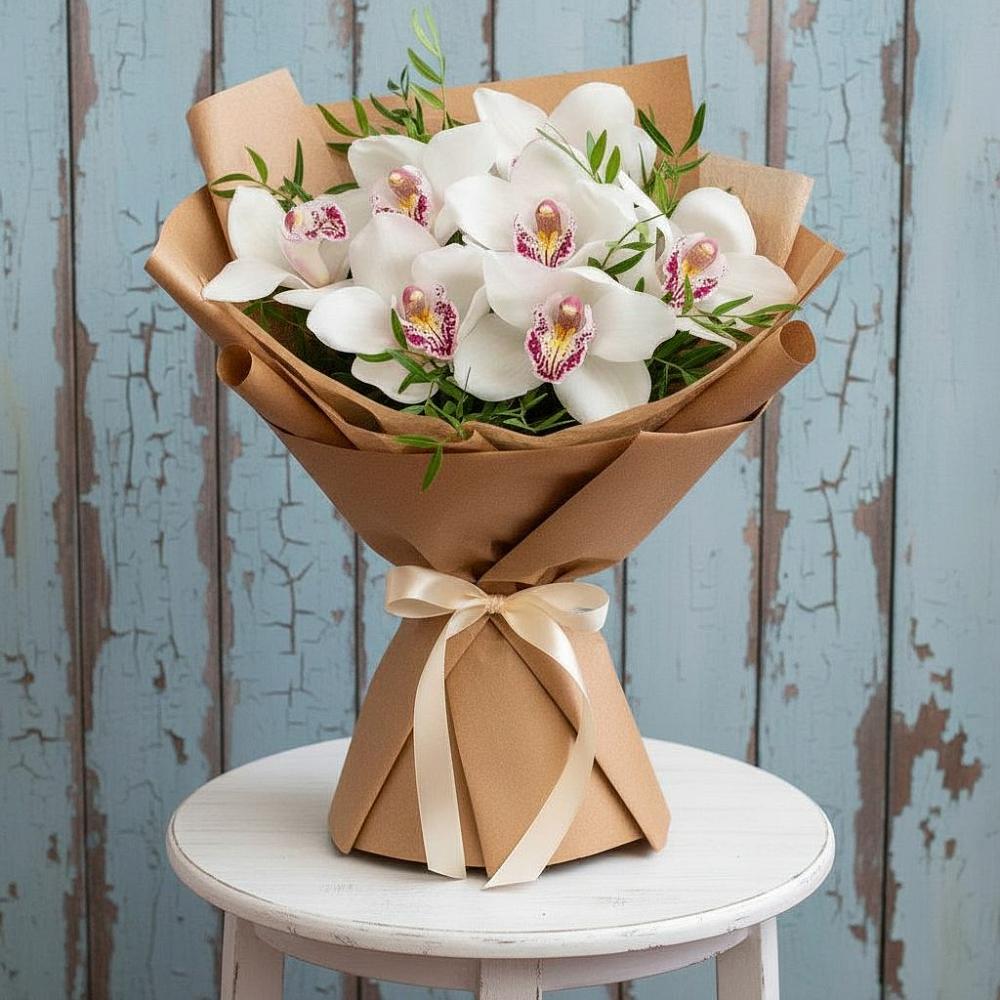 Букет цветов из: Орхидеи и Розы в Тухчаре