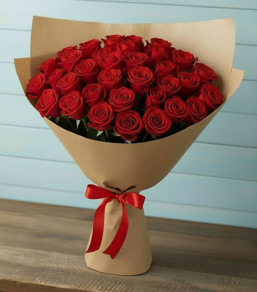Букет Красные розы Милано в Тухчаре