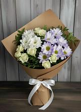 Букет цветов из:  Хризантемы и Розы в Тухчаре