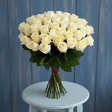 Букет 51 Белая роза Эдлесс Лав #REPLACE_PRED# Тухчаре