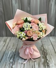 Букет цветов из:  Гвоздики, Розы и Хризантемы в Тухчаре