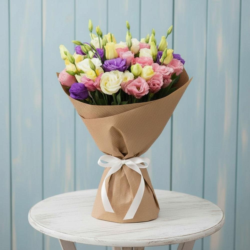 Букет цветов из: Лизиантусы в Тухчаре