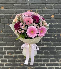 Букет цветов из:  Герберы и Хризантемы в Тухчаре