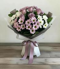 Букет цветов из:  Хризантемы и Розы в Тухчаре