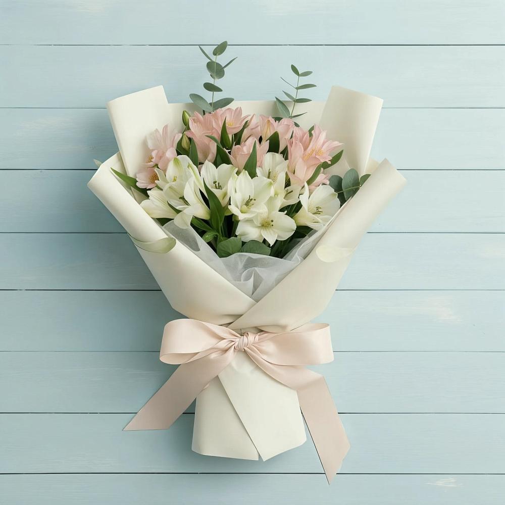 Букет цветов из: Альстромерии в Тухчаре