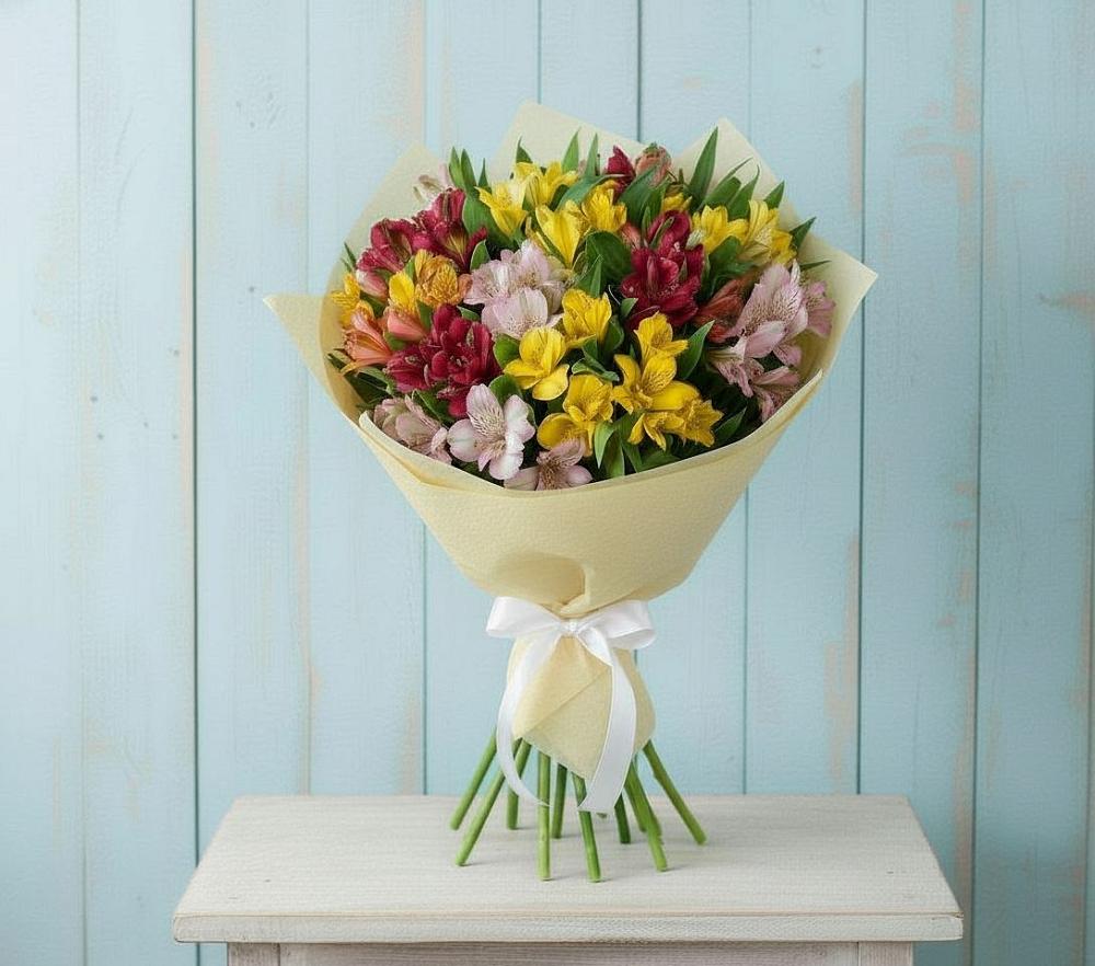 Букет цветов из: Альстромерии в Тухчаре