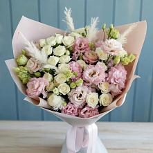 Букет цветов из:  Альстромерии и Розы в Тухчаре