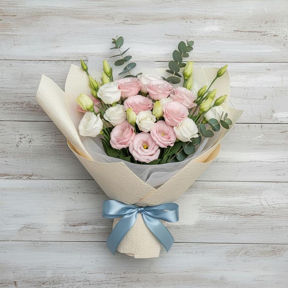 Букет цветов из: Лизиантусы в Тухчаре